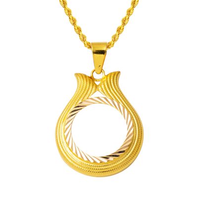 Quart Or Çerçevesi Lale Collier
