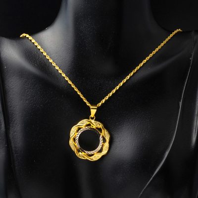 Quart Or Takılabilen Çerçeve Collier - 14K - 3.45g - EZ Gold