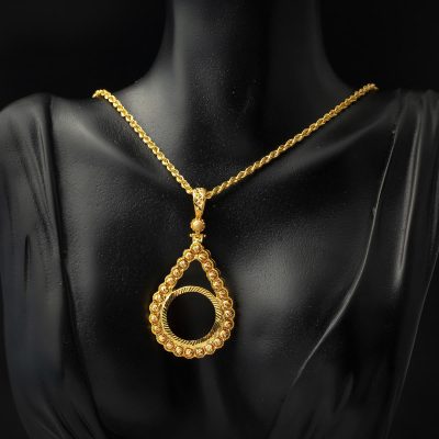 Doric 22K Quarter Goldlık Necklace - 22K - 11g - EZ Gold
