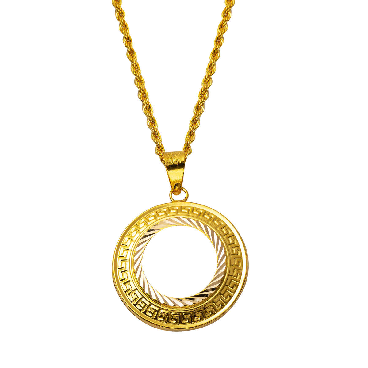 Versage Quarter Gold Çerçeveli Necklace