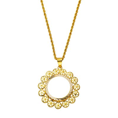 Dönence Demi Or Çerçeveli Collier