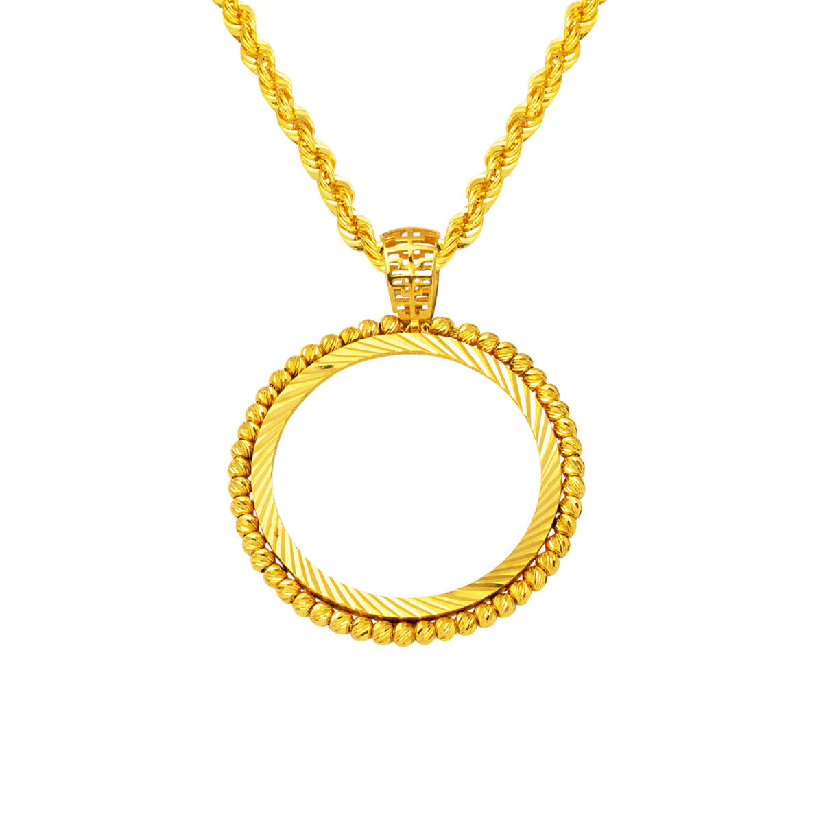 Top Top 22 Karat Half Goldlık Necklace