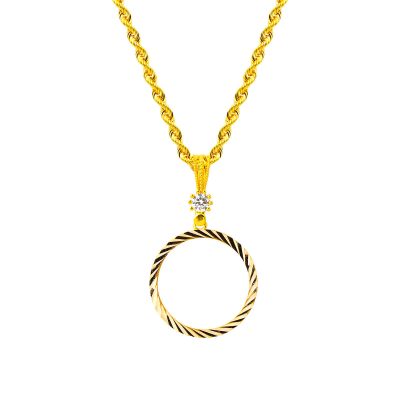 Half Goldlık Zincirli 14K Necklace