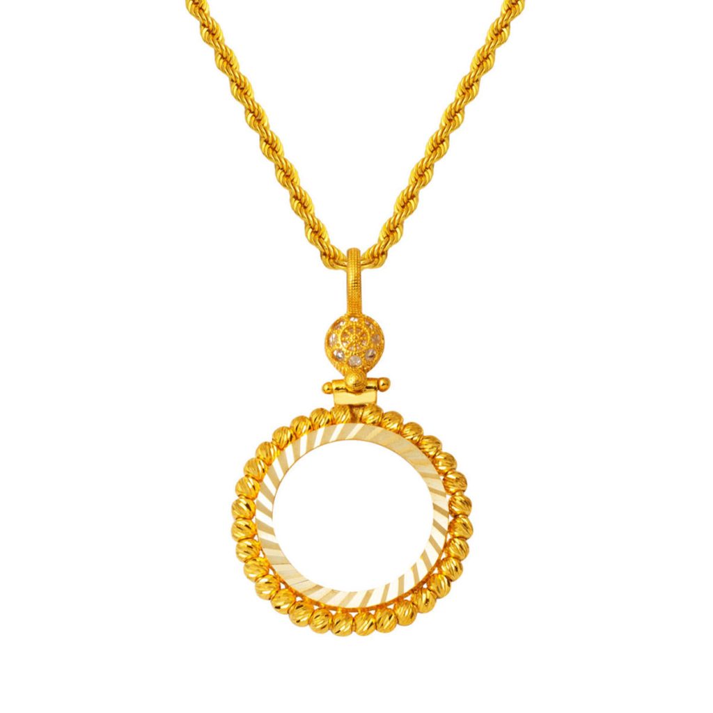 Quarter Gold Takılabilen Ball Necklace