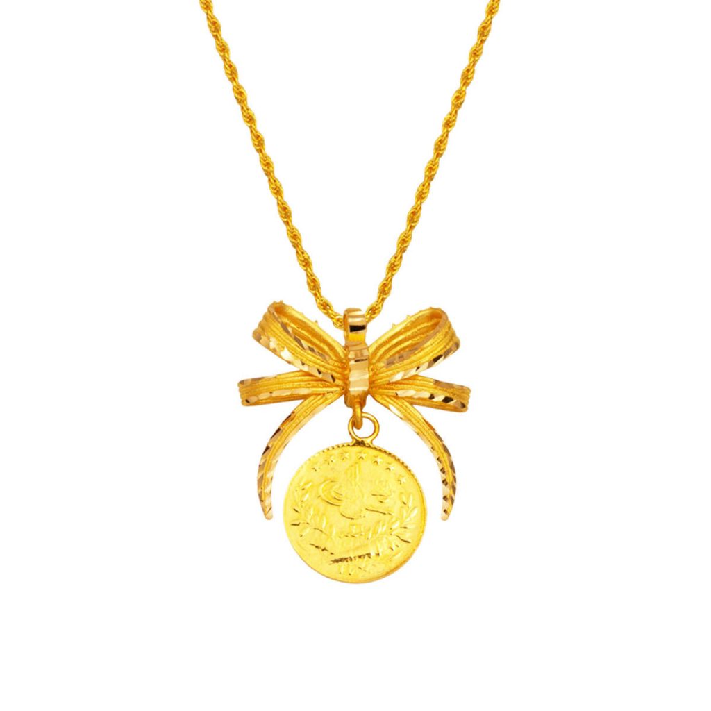 Quart Resat en Or 22 Carats Collier