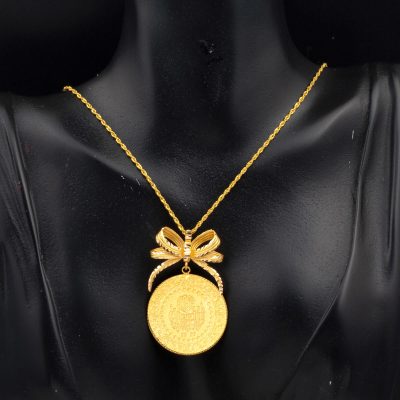 Tam Orlı 22 Carats Fiyonklu Collier - 22K - 15.53g - EZ Gold