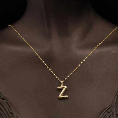14 Carats Or Balon Z Lettrei Collier - 14K - 2.53g - EZ Gold
