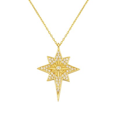 14 Karat Kuzey Étoileı Gold Necklace