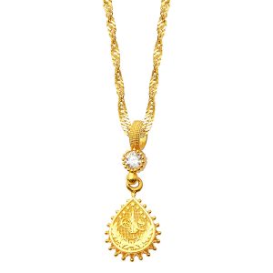 Goutte Monogramme Ottoman 14 Carats Or Collier