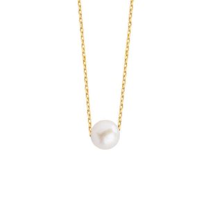 Solitaire Gold Necklace