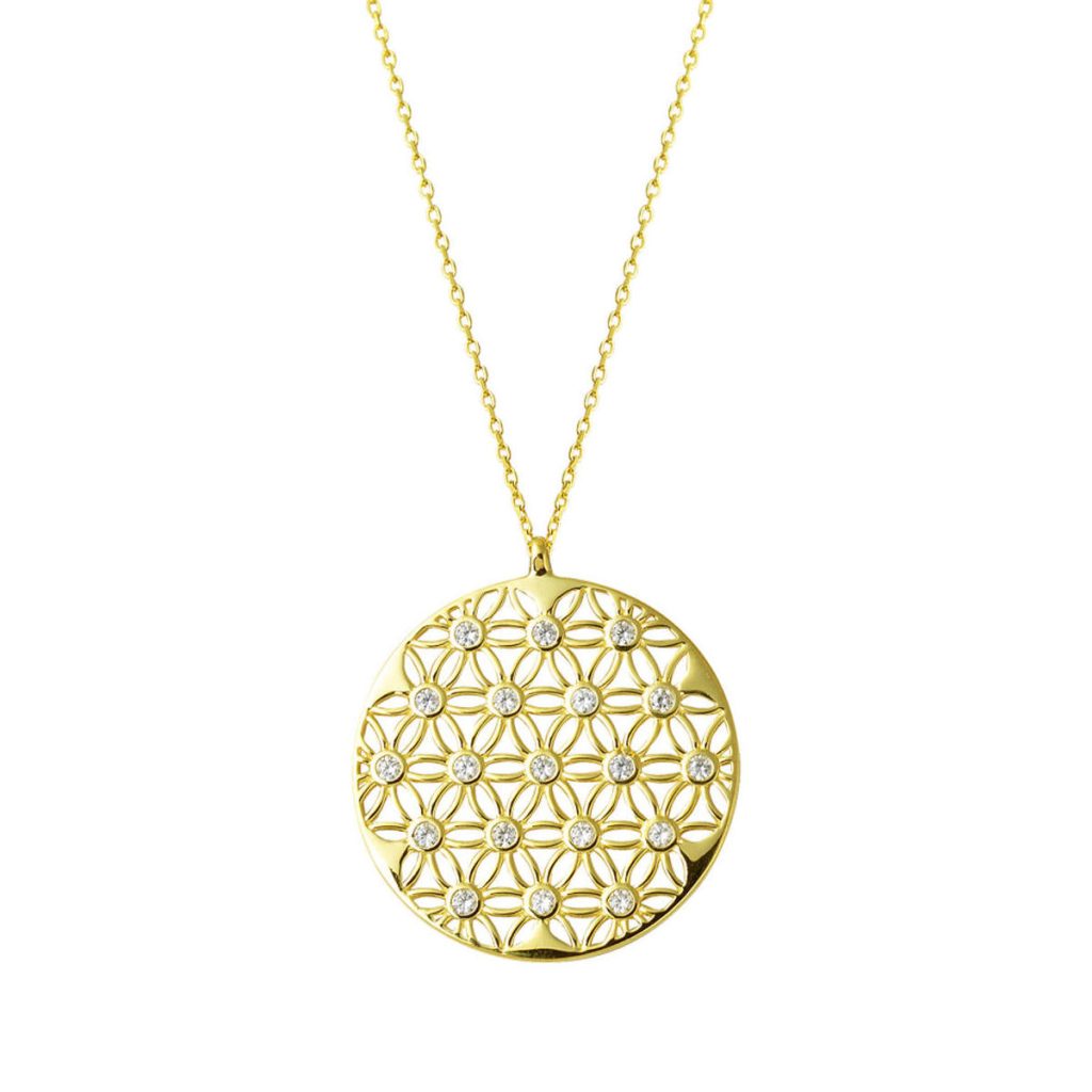 Fleur de Vie Or Collier