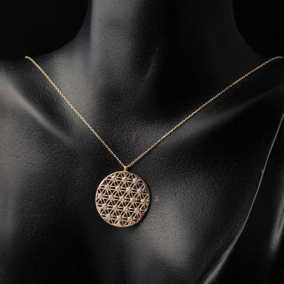 Yaşam Çiçeği Altın Kolye - 14K - 2.52g - EZ Gold
