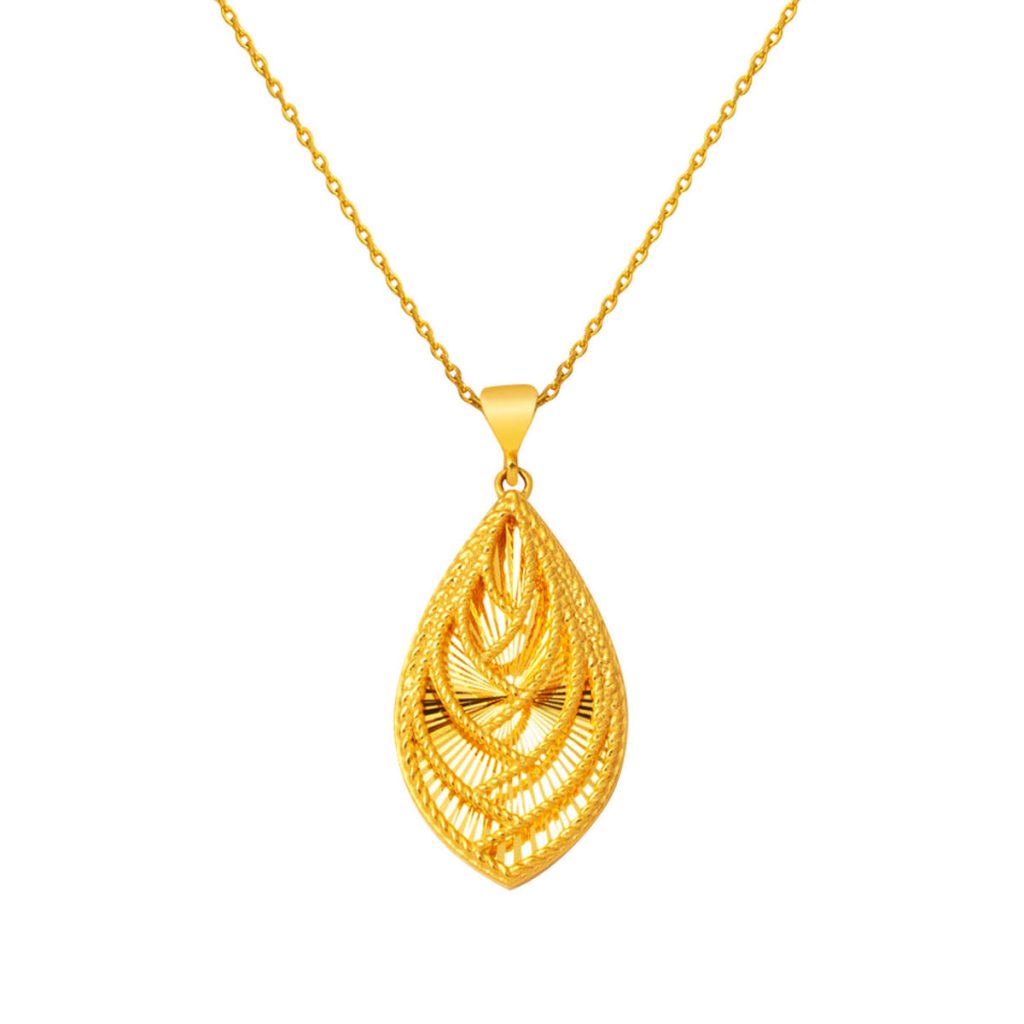 Kalemli Parlak 22 Karat Chain Gold Necklace
