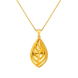 Kalemli Parlak 22 Karat Chain Gold Necklace