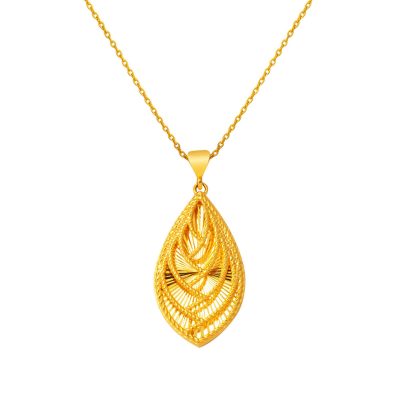 Kalemli Parlak 22 Karat Chain Gold Necklace