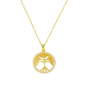 Tree of Life Women's Gold Necklace