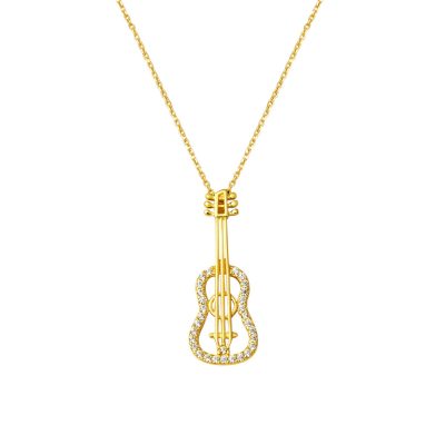 Gitar Model Women's Or Collier