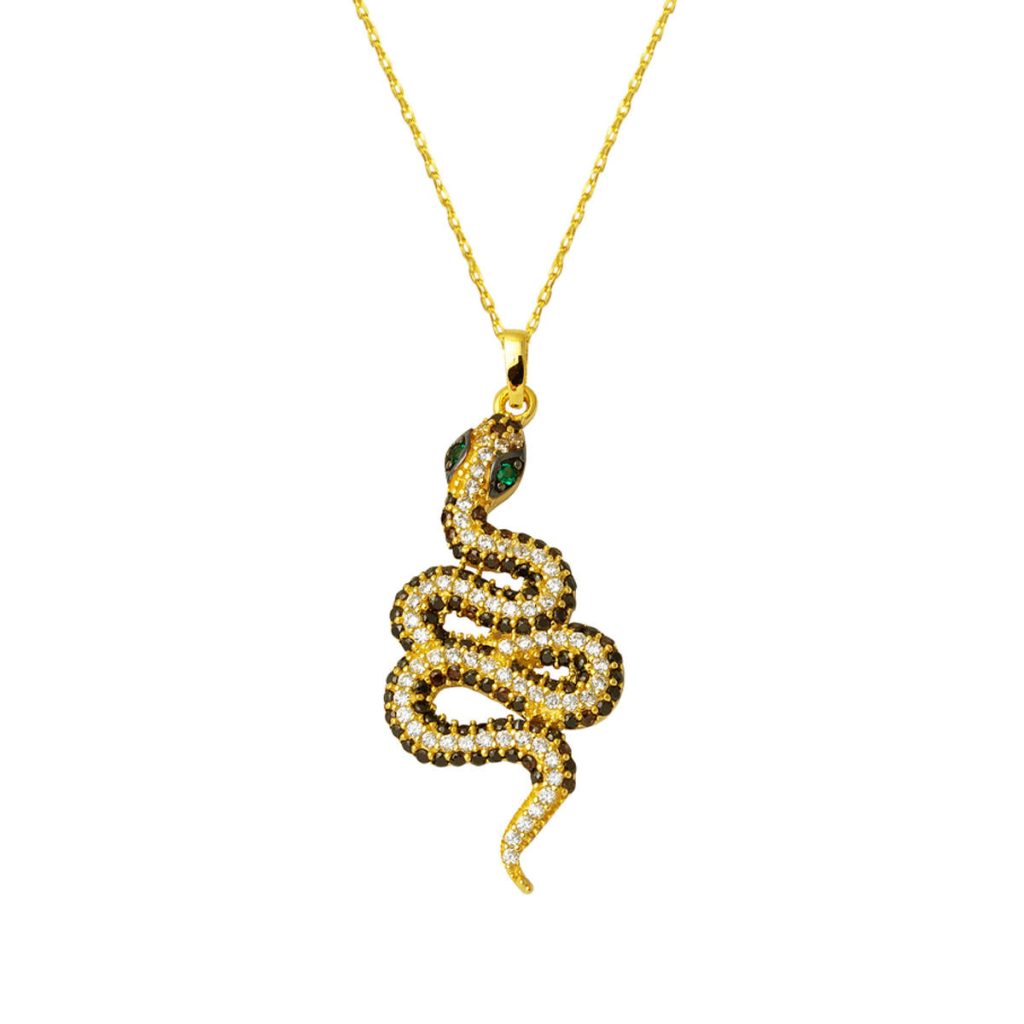 Yılan à Design Or Collier