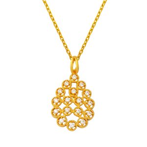 Goutte Design 22 Carats a Chaine Or Collier