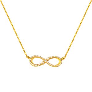 Infini 22 Carats Or a Chaine Collier