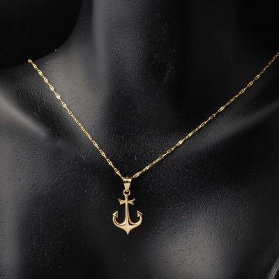 Deniz Çapası 14 Ayar Altın Kolye - 14K - 1.7g - EZ Gold