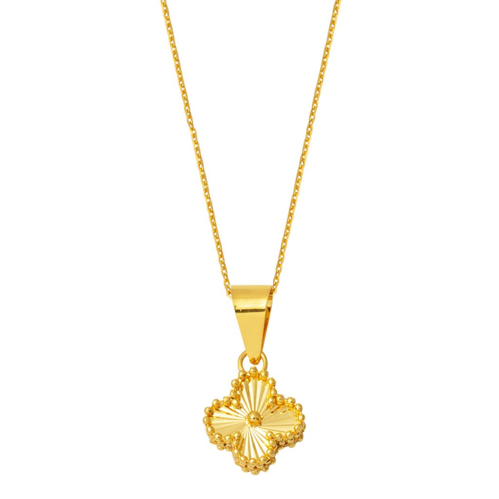 Trèfle 22 Carats Or Collier