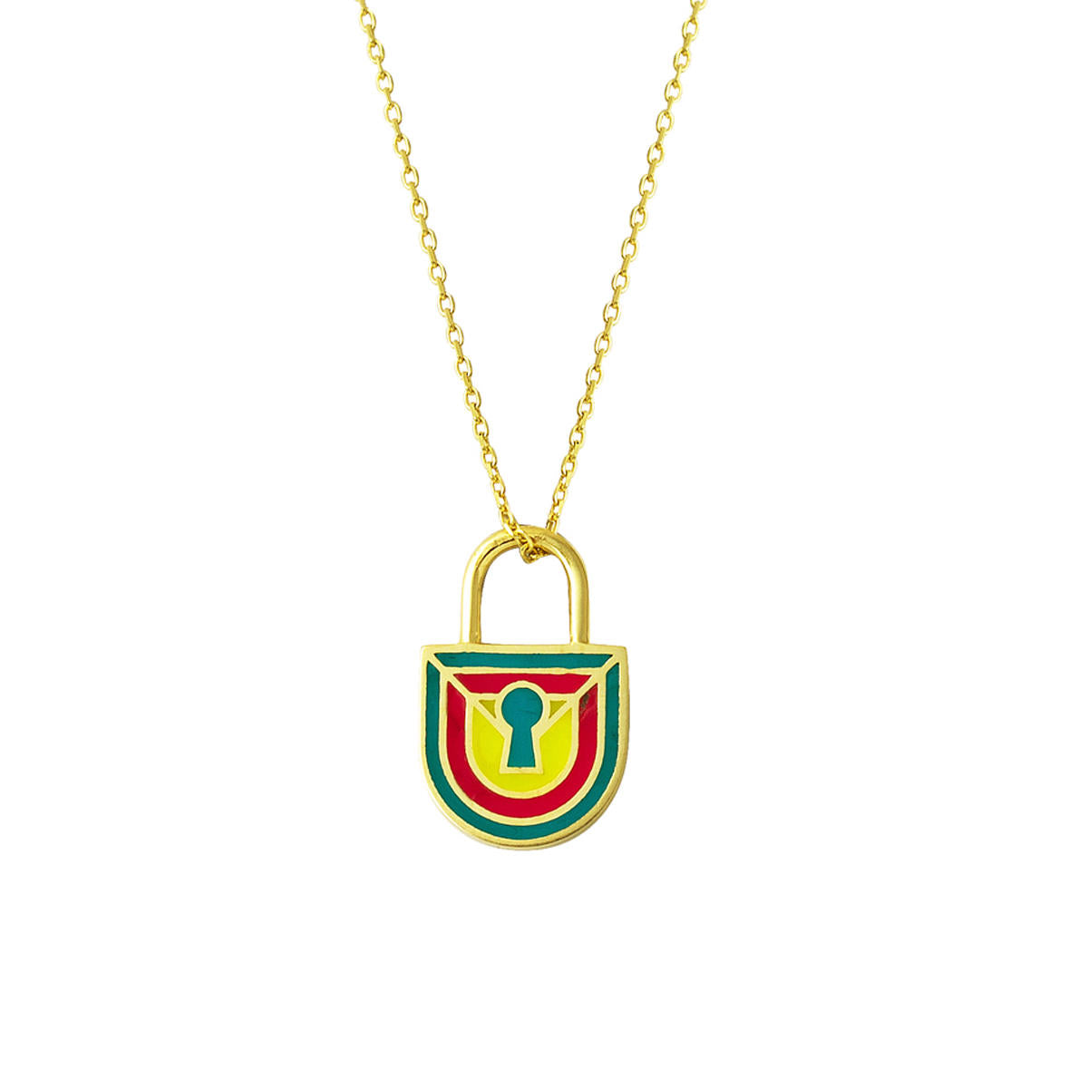 Asma Kilit Alt 14 Carats Or Collier