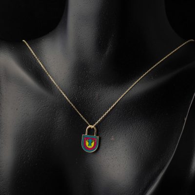 Asma Kilit Alt 14 Ayar Altın Kolye - 14K - 2.18g - EZ Gold