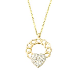 Kalbimin Zinciri 14 Karat Gold Necklace