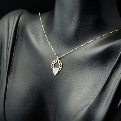 Kalbimin Zinciri 14 Ayar Altın Kolye - 14K - 1.85g - EZ Gold
