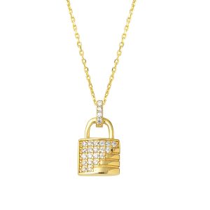 Asma Kilit Gold Necklace