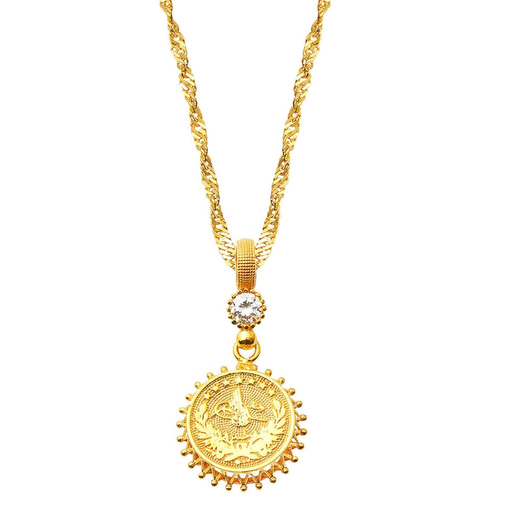 Monogramme Ottoman 14 Carats Or Collier