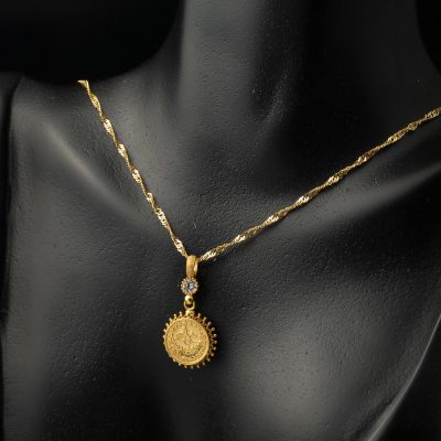 Tuğralı 14 Ayar Altın Kolye - 14K - 2.94g - EZ Gold