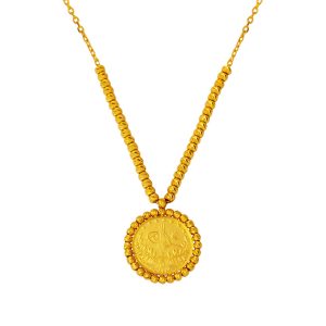22 Carats Demi avec Reşat Boules Boules Or Collier