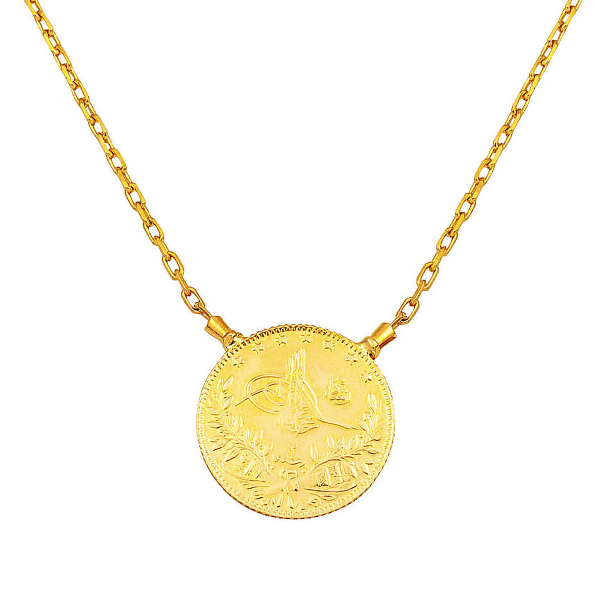 Demi Resat en Or 22 Carats Collier