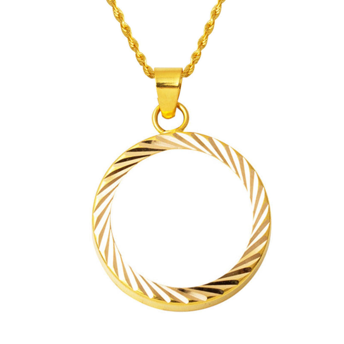 14 Karat Tam Gold Takılabilen Necklace