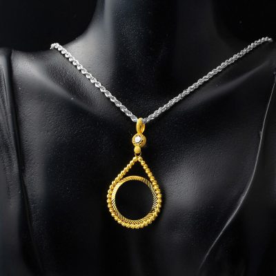 14 Carats Zincirsiz Reşat Orlık Dorique à Boules Çerçeve - 14K - 4.85g - EZ Gold