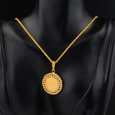 Demi avec Reşat 22 Carats Or Collier - 22K - 12.25g - EZ Gold