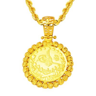 Half Reşatlı 22K Gold Necklace