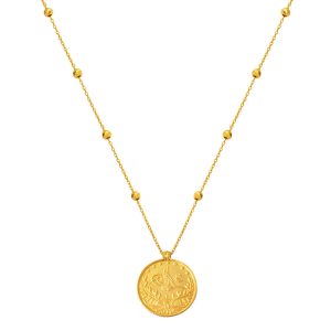 Demi avec Reşat Top a Chaine 22 Carats Or Collier