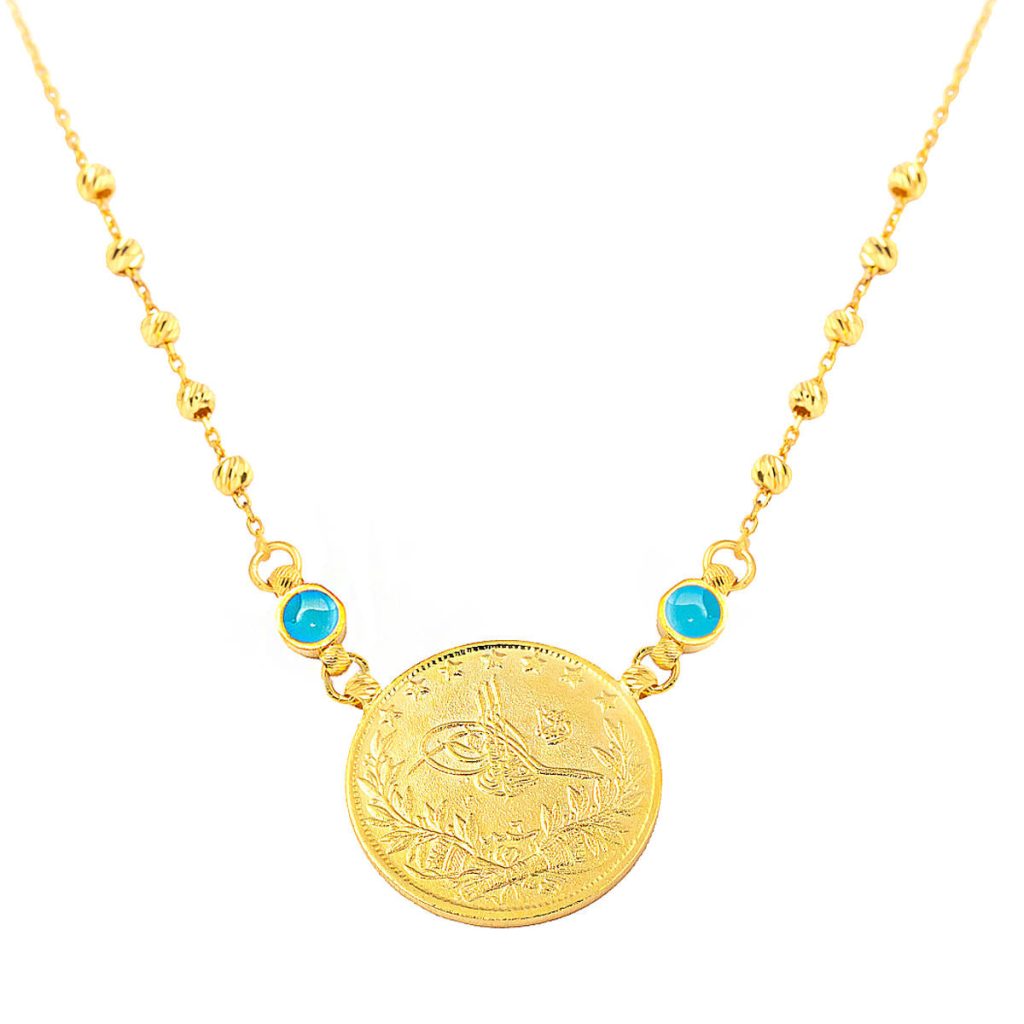 Demi avec Reşat Boules 22 Carats Or Collier