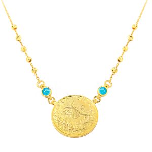 Demi avec Reşat Boules 22 Carats Or Collier