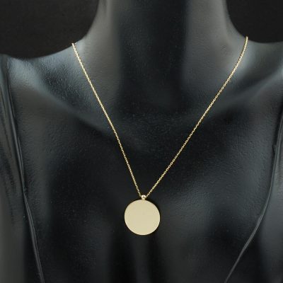 İsimlikli 14K Plain Gold Necklace - 14K - 1.91g - EZ Gold