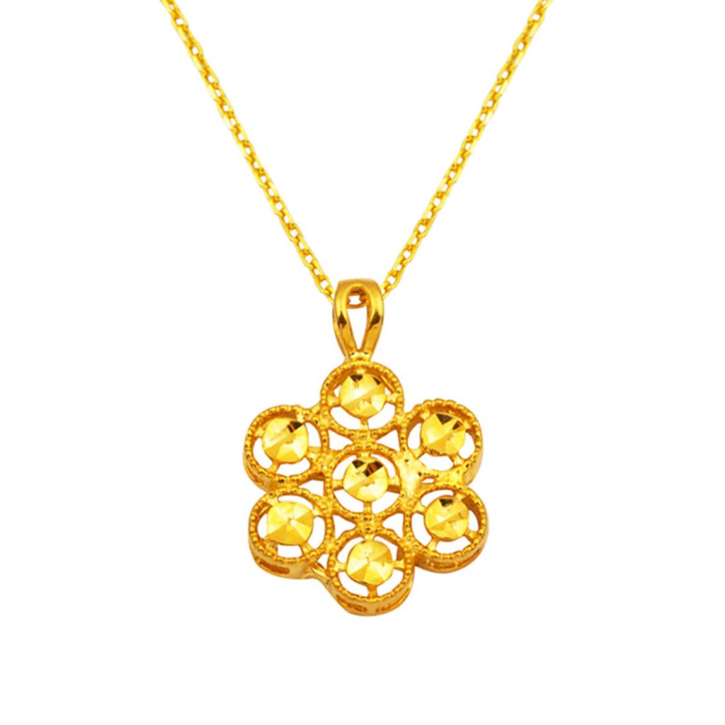 sans Pierre 22 Carats Or Collier