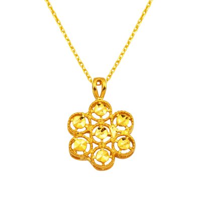 Plain 22 Karat Gold Necklace