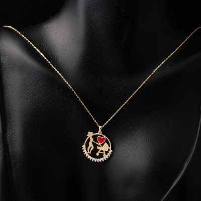 Anne Bebek Sevgisi 14 Ayar Altın Kolye - 14K - 2.74g - EZ Gold