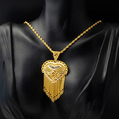 14 Carats Zincirli Hint İşi Or Collier - 14K - 14.45g - EZ Gold