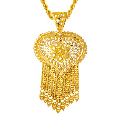Hint İşi 14 Carats avec Cœur Or Collier