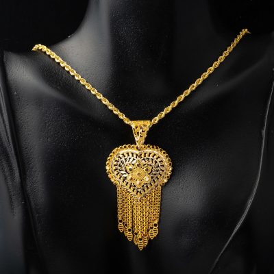 Hint İşi 14 Carats avec Cœur Or Collier - 14K - 9.28g - EZ Gold