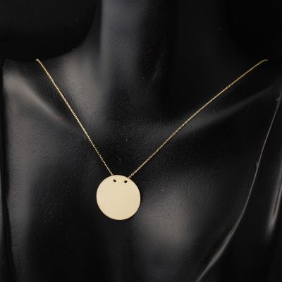 1,7 cm. İsim Yazılabilen 14K Gold Necklace - 14K - 1.65g - EZ Gold